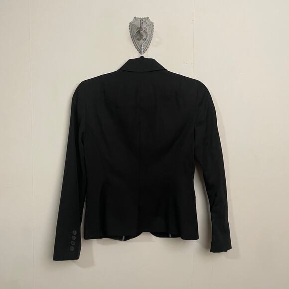 J.Crew 2P black blazer single breast button classic Corpcore workwear neutral - Picture 5 of 7